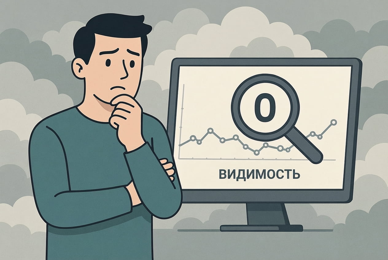Что делать, если видимость = 0?