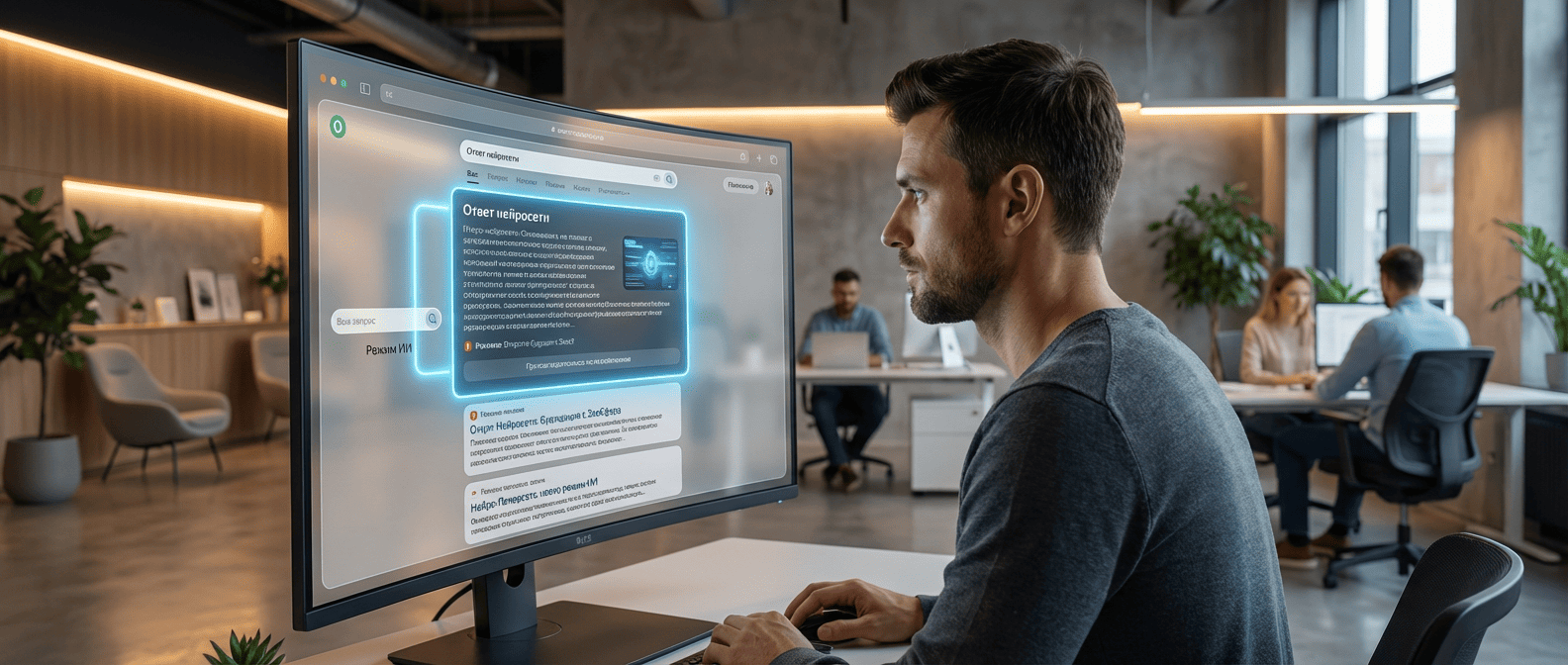 Как нейроответы в поиске Яндекса и Google меняют выдачу, CTR и поведение пользователей